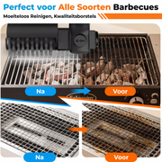 Oneproduct Elektrische BBQ Borstel Set - Draadloze Grillborstel met Accessoires - Oplaadbaar BBQ Schoonmaken