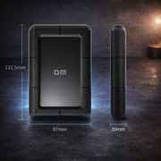 DM Externe Harde Schijf 500GB - USB-C HDD - Stootvaste Portable Opslag - Zwart