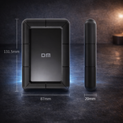 DM Externe Harde Schijf 2TB - USB C HDD - Stootvaste Portable Opslag - Zwart