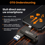 Perfect Speed USB Stick 256GB USB-C - Grote Opslag voor Back-ups & Bestanden