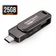 Perfect Speed USB Stick 256GB USB-C - Grote Opslag voor Back-ups & Bestanden