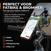 OneProduct Aluminium Telefoonhouder voor Fiets & E-bike - Rood
