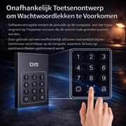Perfect Speed Externe SSD 256GB - USB-C - Pincode Beveiliging - 520MB/s - Zwart