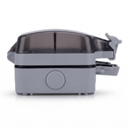Oneproduct Buitenstopcontact IP66 Grijs – Waterdicht Stopcontact met Deksel voor Buiten