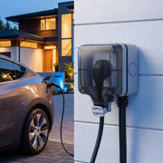 Oneproduct Buitenstopcontact IP66 Grijs – Waterdicht Stopcontact met Deksel voor Buiten
