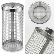Oneproduct BBQ Grillmand Set - 2 Grillmandjes incl. Draaihaken & Grillvorkjes - BBQ Accessoires