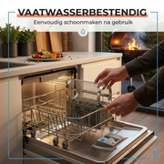 Oneproduct BBQ Grillmand Set - 2 Grillmandjes incl. Draaihaken & Grillvorkjes - BBQ Accessoires