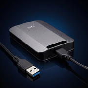 DM Externe Harde Schijf 500GB Antraciet - USB 3.2 Portable HDD van Metaal