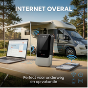 Oneproduct 5G MiFi Router met Simkaart & E-Sim - Wifi 6 Mobiele Hotspot - Dual Band Router