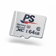 Perfect Speed Micro SD Kaart 64GB - U3 Class 10 - Inclusief SD Adapter - Zwart