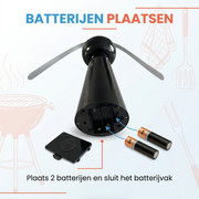 ByeByeFly Vliegen Verjager - Muggen & Wespen Verjager - 3-in-1 voor BBQ & Buiten - Inclusief Citronella Olie
