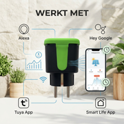 Oneproduct Slimme Stekker Buiten - Smart Plug met Energiemeter - Wifi Stopcontact - IP44 – App & Voice Control