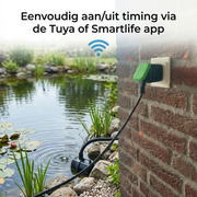 Oneproduct Slimme Stekker Buiten - Smart Plug met Energiemeter - Wifi Stopcontact - IP44 – App & Voice Control