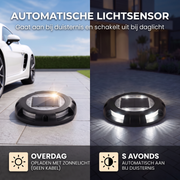 Oneproduct Solar Opritverlichting Zwart - 6000K Koel Wit - LED op Zonne-energie