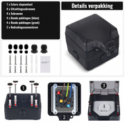 Oneproduct Buiten Stopcontact IP66 Zwart - Waterdichte Tuincontactdoos voor Buiten
