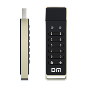 Perfect Speed USB Stick 64GB met Pincode - USB 3.2 Beveiligde Flash Drive - zilver / zwart