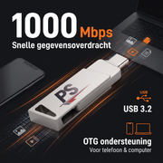 Perfect Speed USB Stick 16GB met USB-C & USB-A - USB 3.2 OTG
