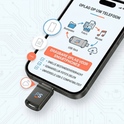 Perfect Speed Mini USB Stick 128GB - USB-C & USB-A - Compacte Dual USB Stick - Black Edition