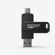 Perfect Speed USB Stick 128GB USB-C USB 3.2 voor grote bestanden en foto opslag