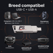 Perfect Speed USB Stick 16GB met USB-C & USB-A - USB 3.2 OTG