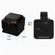 Oneproduct Buiten Stopcontact IP66 Zwart - Waterdichte Tuincontactdoos voor Buiten